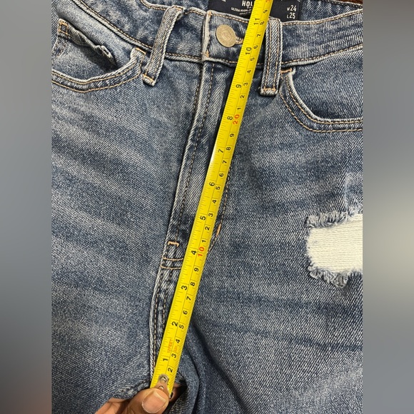 Hollister Co. Women’s Jeans Size 0S Blue Ultra High Rise Vintage Straight Denim - Picture 8 of 9